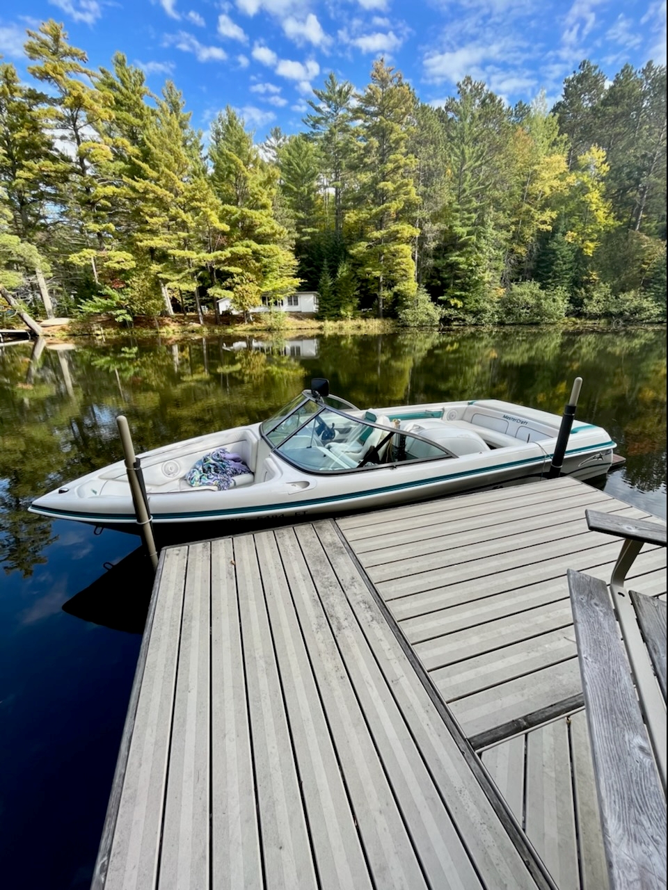 Dock mastercraft boat fall