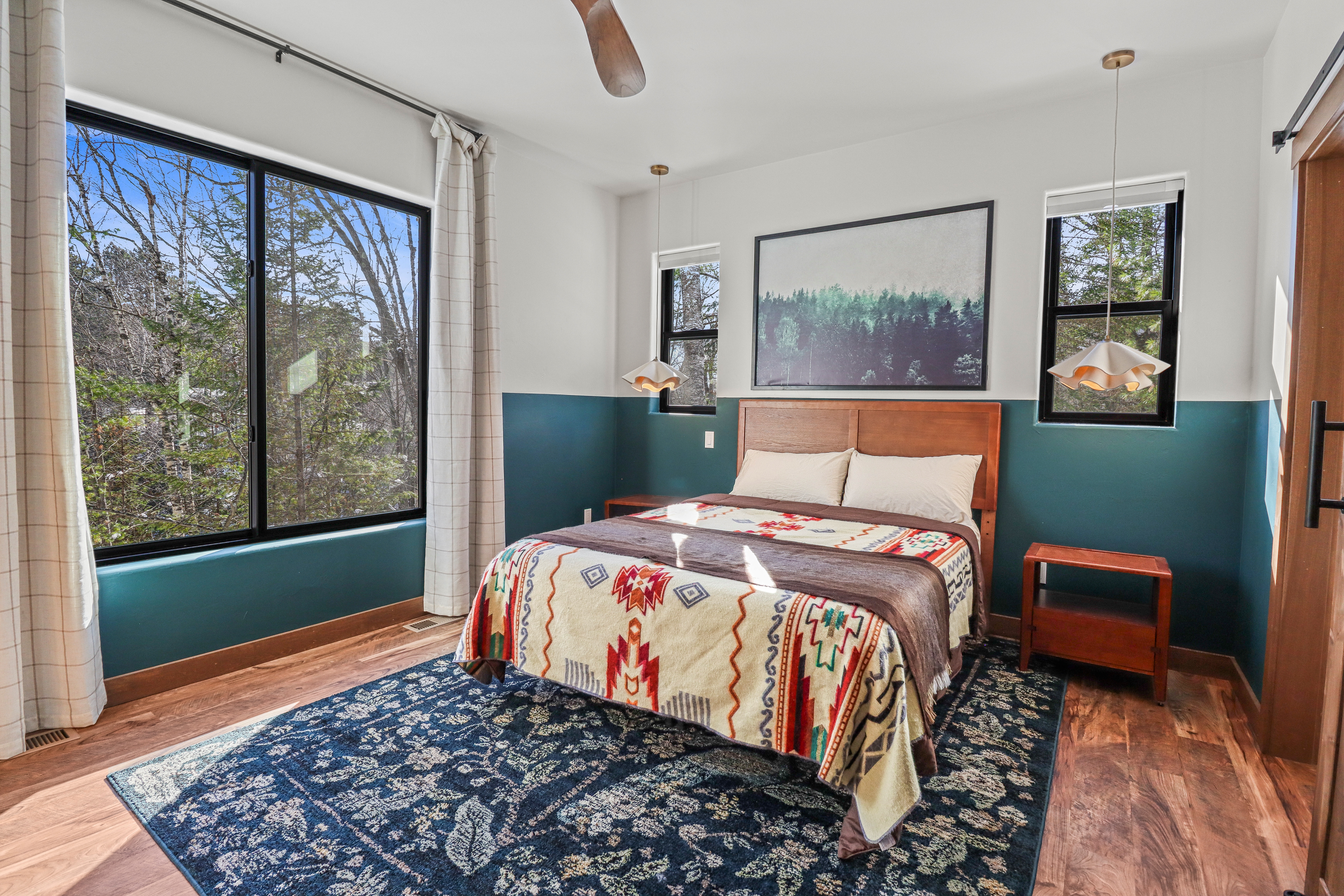 Primary suite master bed