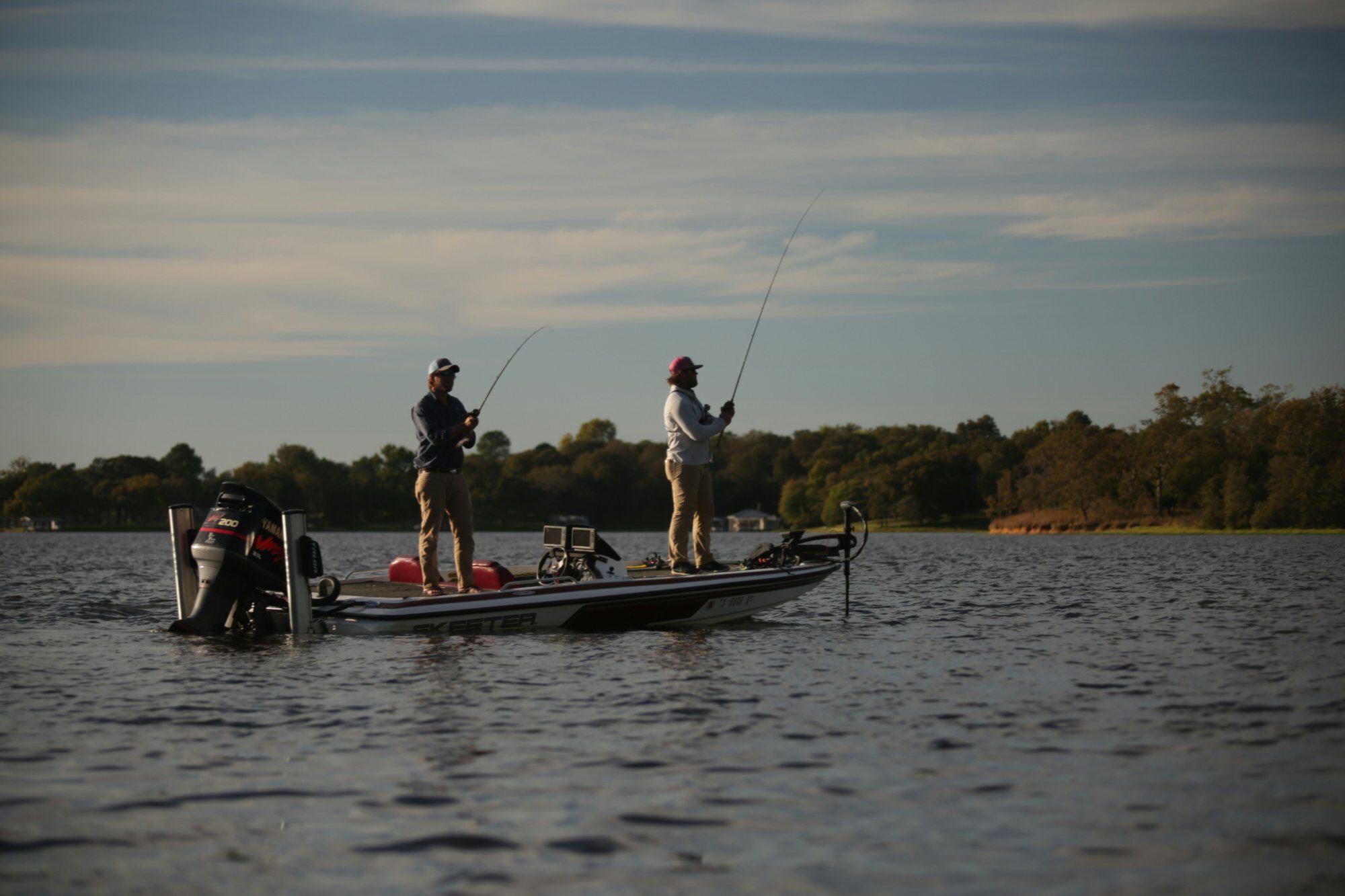 Spring fishing on an Eagle River lake
